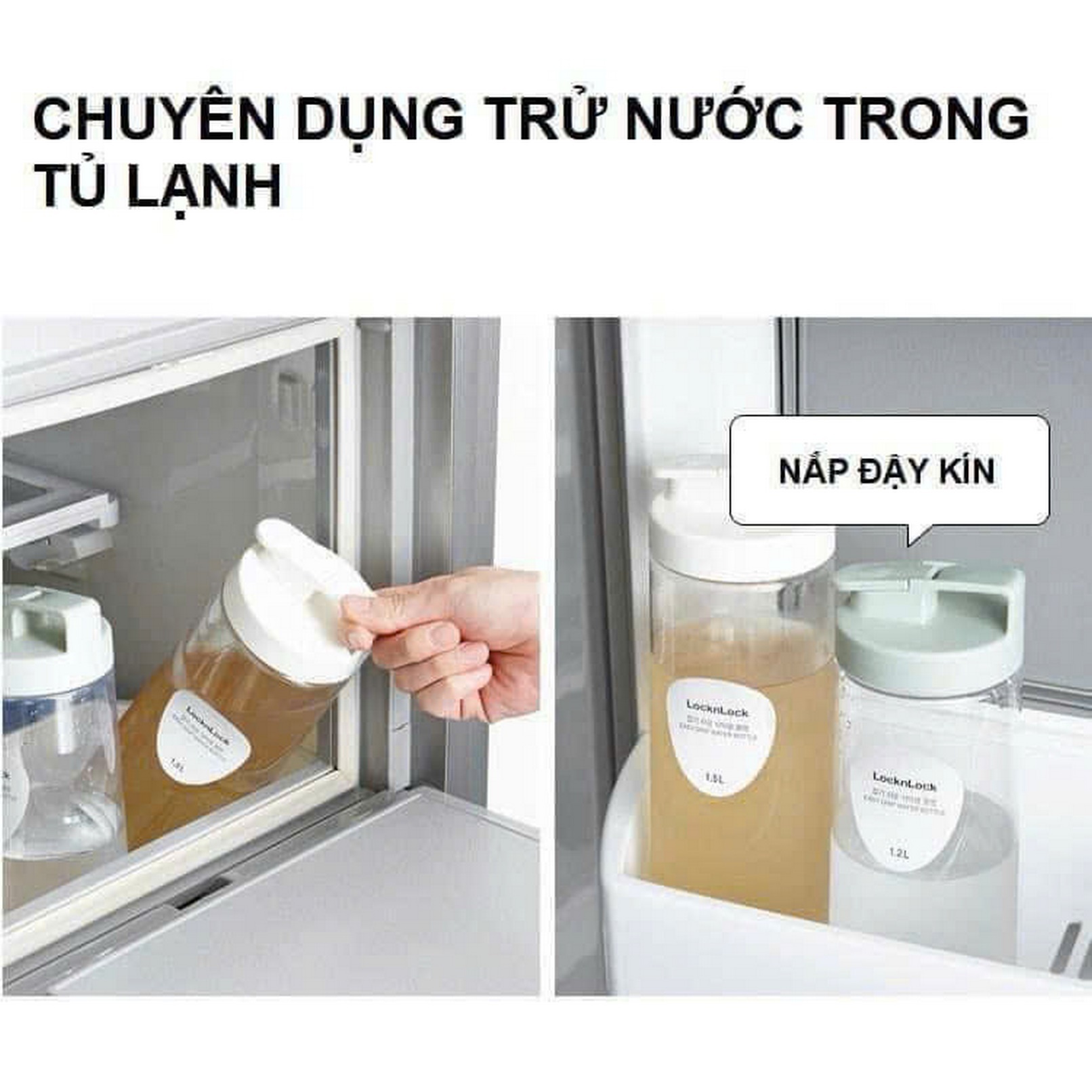 Bình nhựa đựng nước Lock&Lock HAP814WHT 1.5L