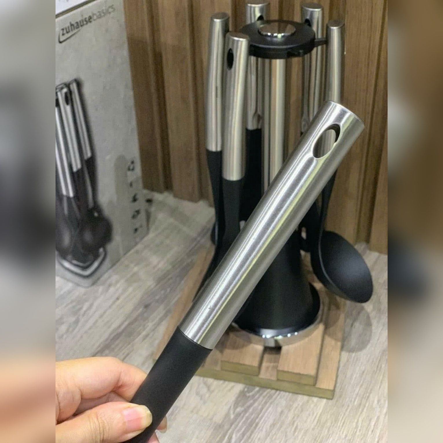 ZB57 - Bộ dụng cụ nhà bếp 7 món Silicone hiệu: ZUHAUSE BASICS