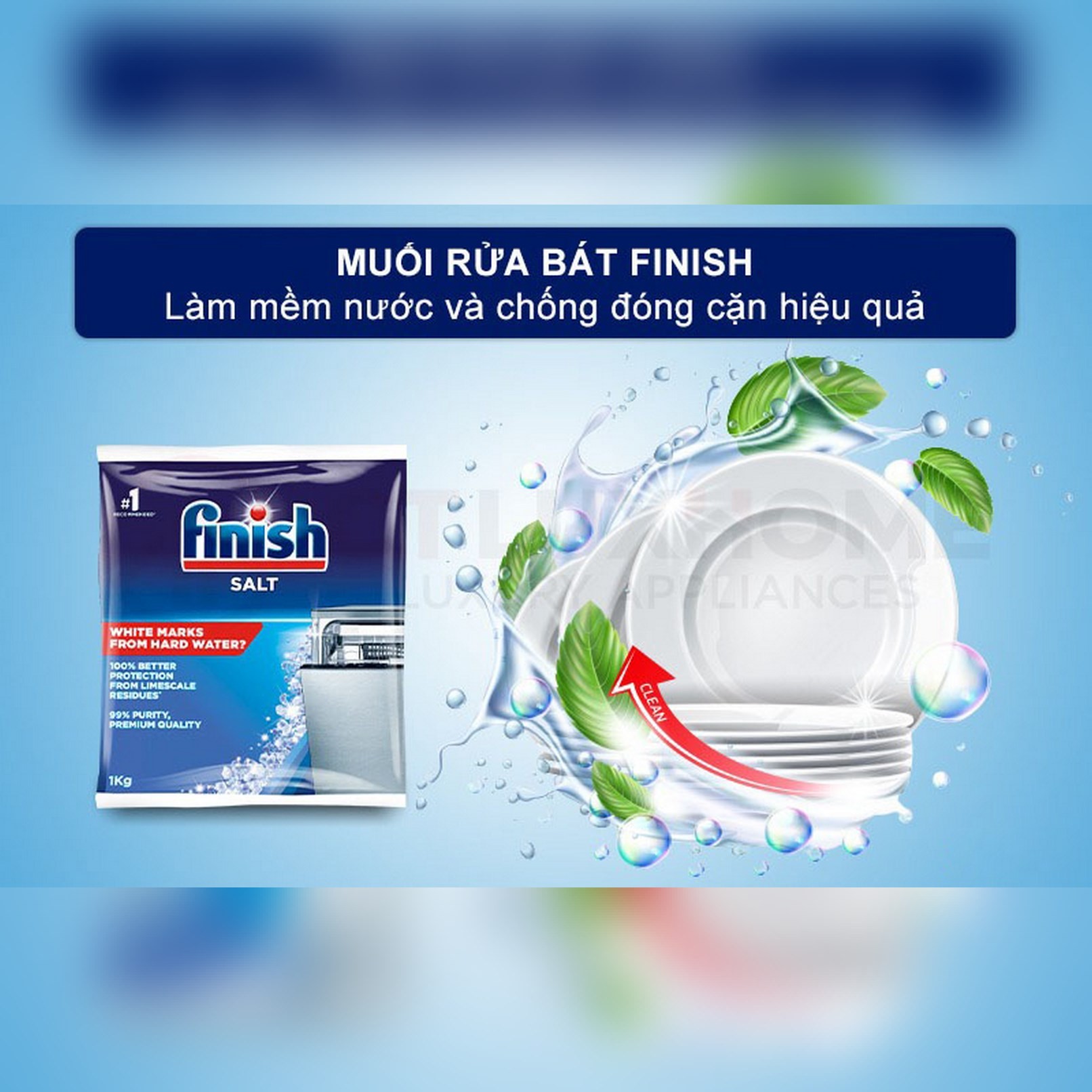 Muối rửa bát Finish 1kg