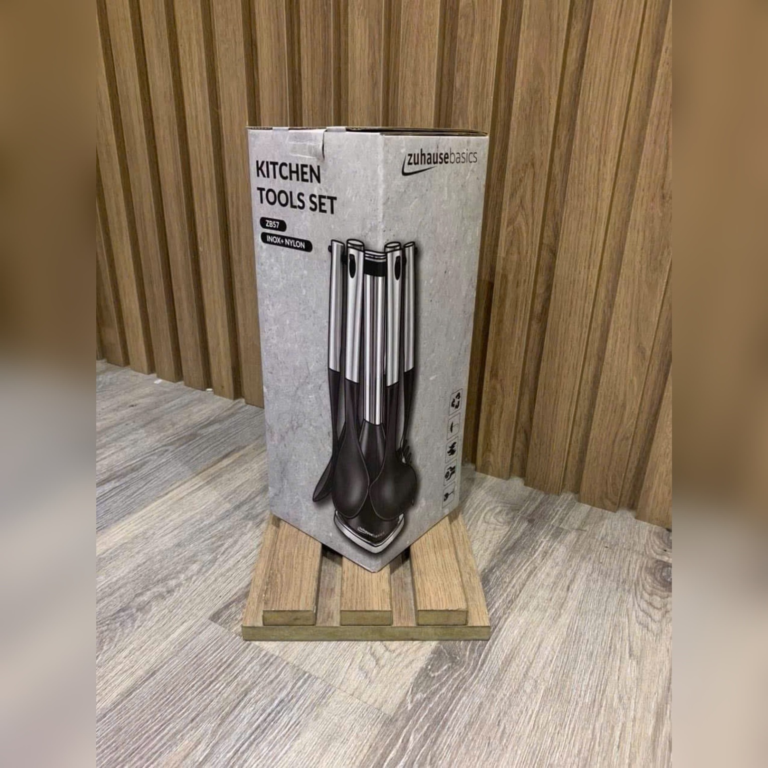 ZB57 - Bộ dụng cụ nhà bếp 7 món Silicone hiệu: ZUHAUSE BASICS