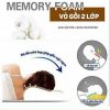 HLW111 - Gối Memory foam 50D hình cong, kích thước 500*300*100mm, trọng lượng 550g