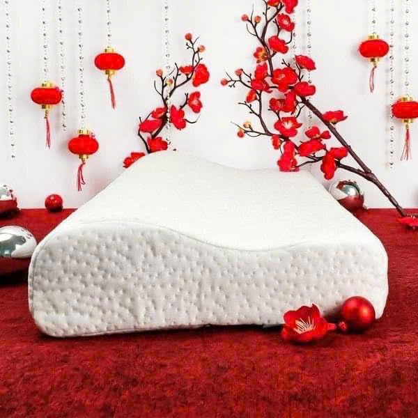 HLW111 - Gối Memory foam 50D hình cong, kích thước 500*300*100mm, trọng lượng 550g