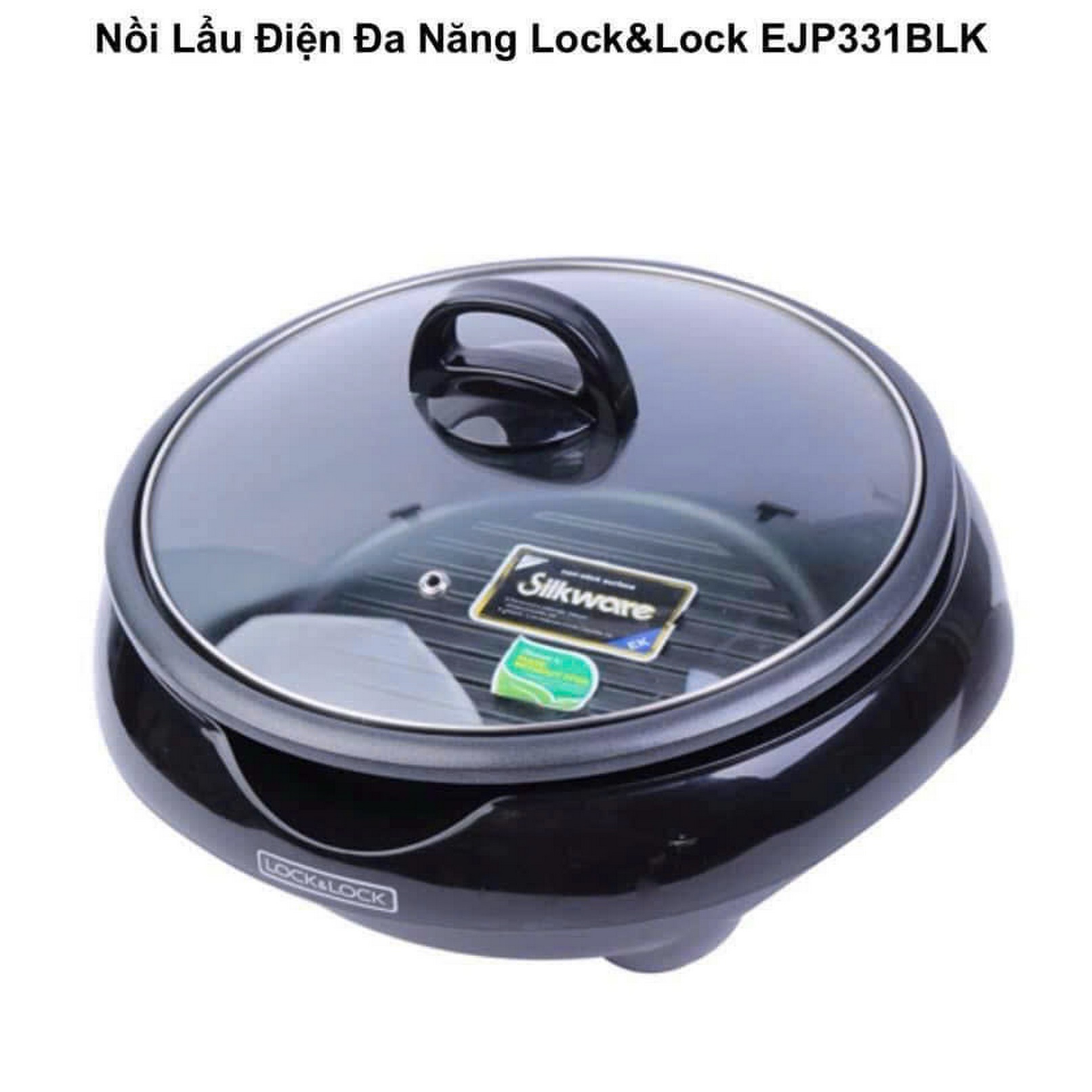 EJP331BLK - Nồi điện đa năng L&L DSA-8280A, 28cm, 5L, AC220-240V, 50/60HZ, 1350-1650W - Màu đen