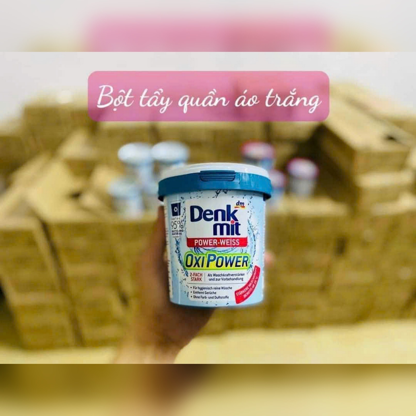 Chất tẩy vết bẩn quần áo màu 750g Denmikt Multi-Flecken