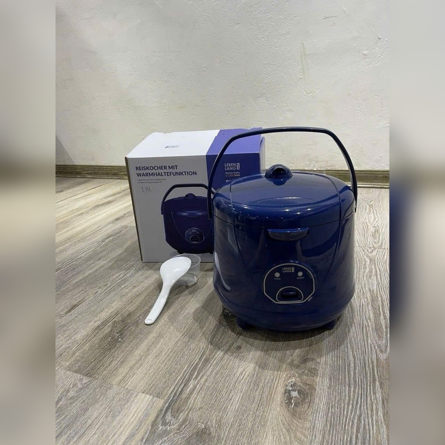 LBL1936RED-Nồi cơm điện Lebenlang 1.8L 700W màu đỏ