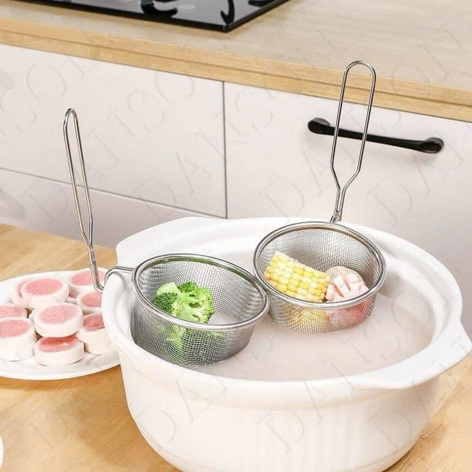 Muôi trụng mỳ, ăn lẩu dáng sâu Echo 10cm