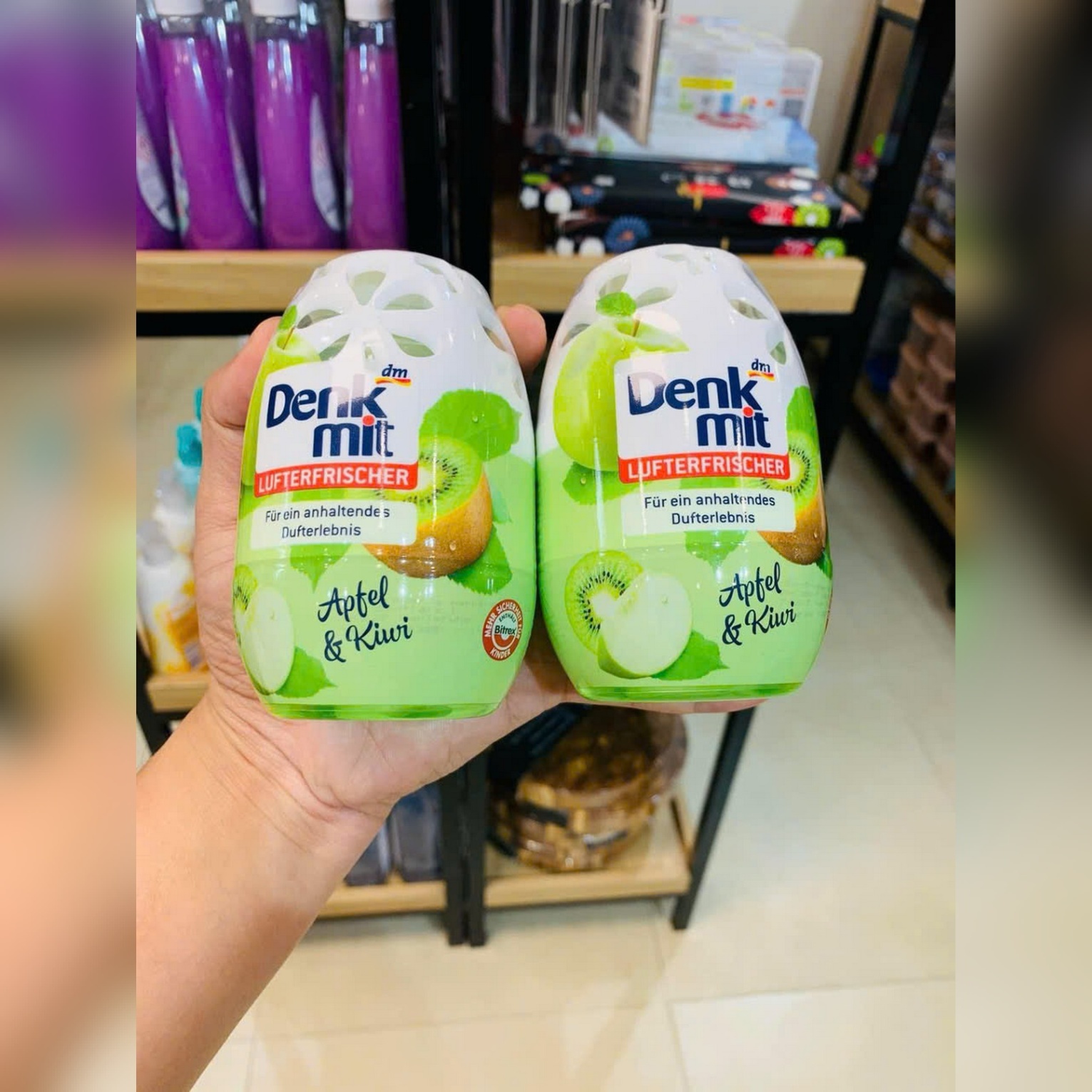 Sáp thơm phòng denkmit hương táo và kiwi 150ml