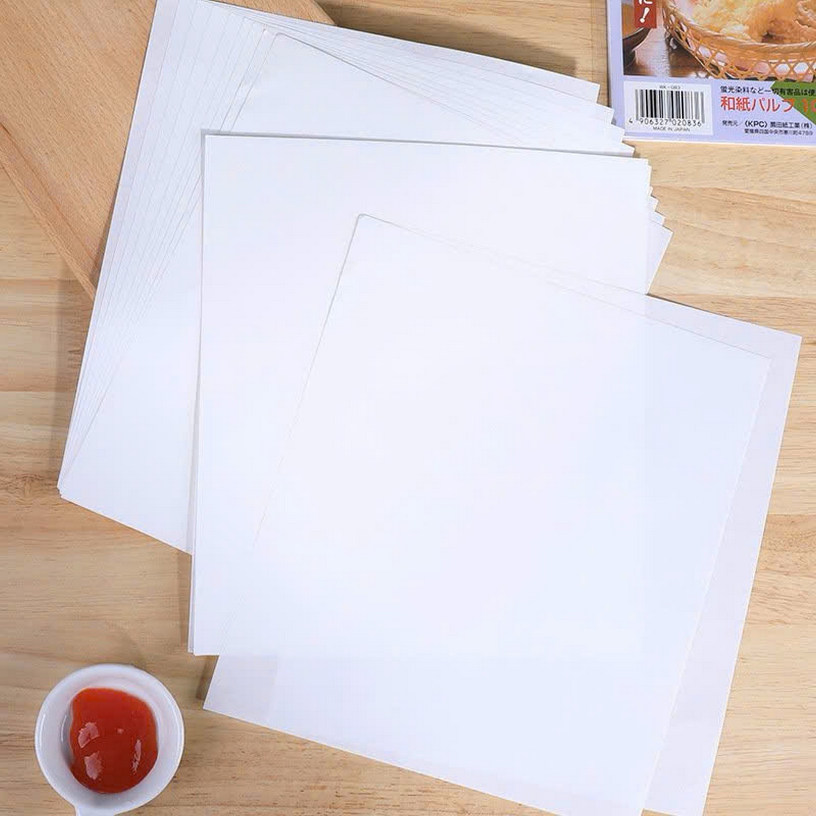 Set 50 giấy thấm dầu mỡ đồ chiên rán (n)