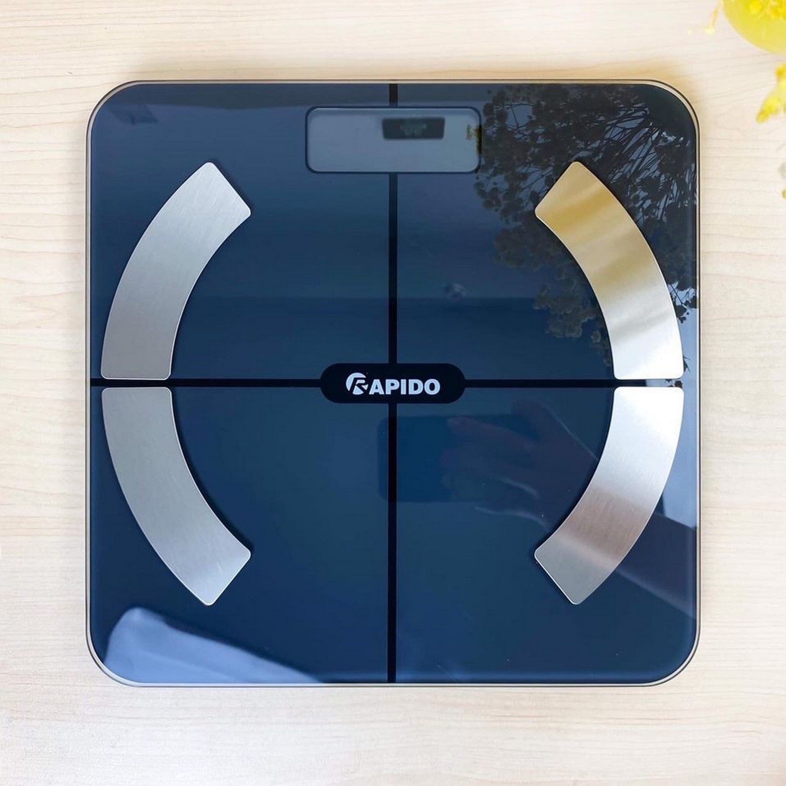 Cân sức khỏe Bluetooth Rapido RSBB 02 (màu xám xanh )