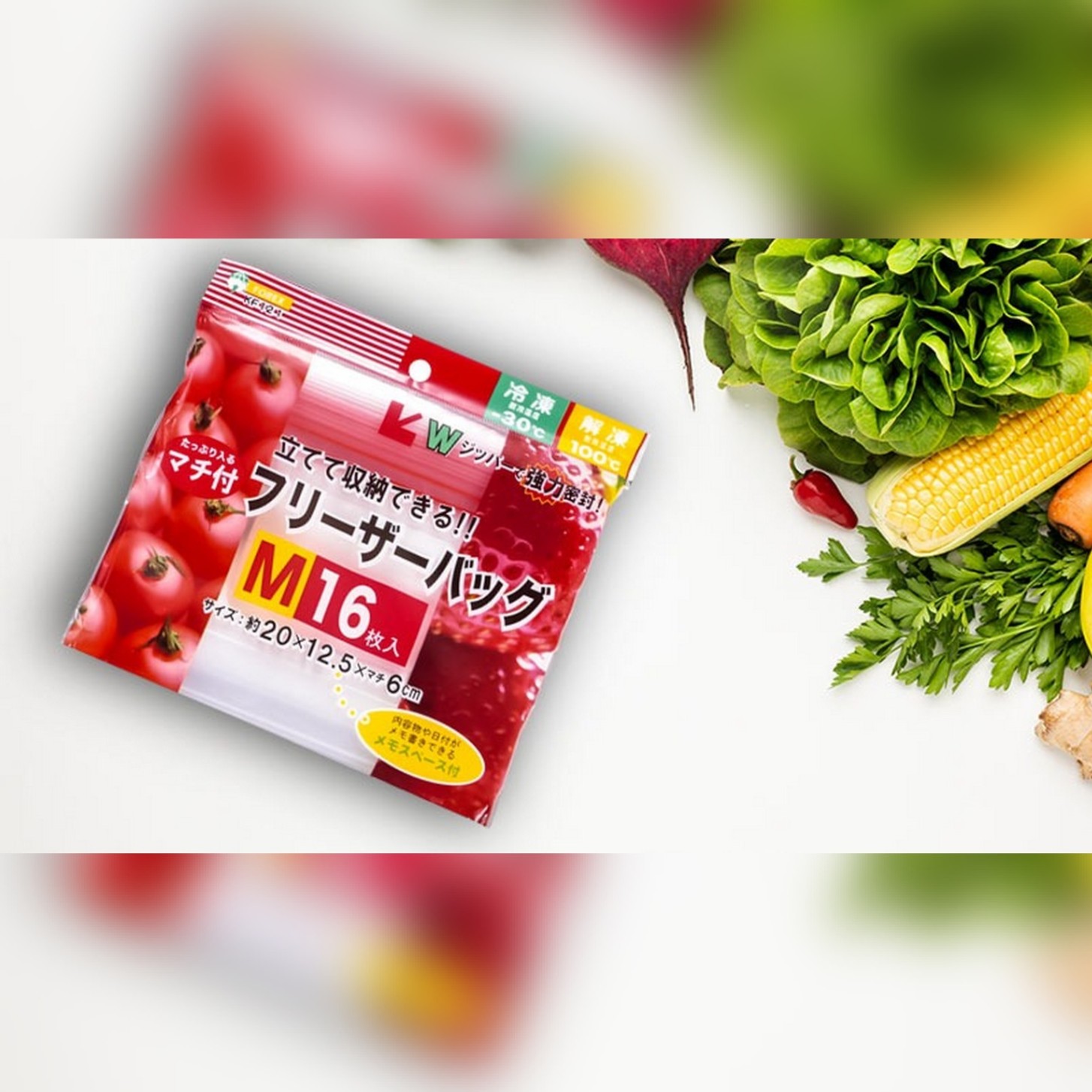 Set 16 tui zip đựng thực phẩm size M