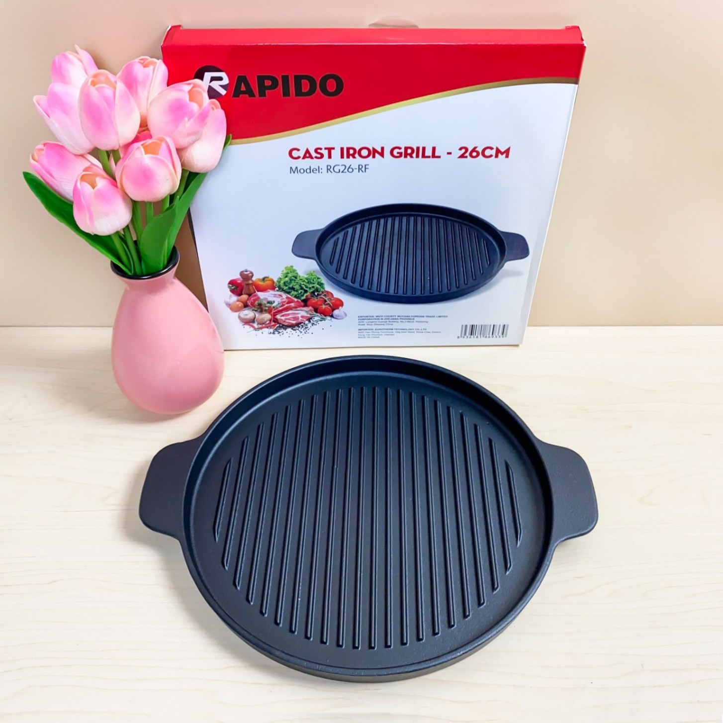 Chảo nướng tròn 26 rapido