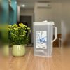 Bình đựng nước cao cấp 2L nắp trắng