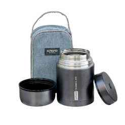 Bình Ủ Cháo Kaiyo 750ml - Màu Ghi Đá