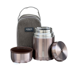 Bình Ủ Cháo Kaiyo 750ml - Màu Hồng Ruby