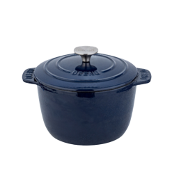 Nồi Gang Thành Cao Oceno Kaiyo 20cm (màu xanh navy)