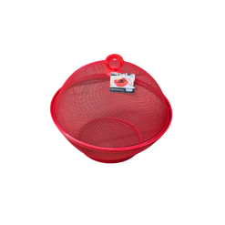 Rổ quả táo Kaiyo có nắp đậy, màu đỏ