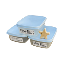 Hộp nhựa nắp dẻo 900ml xanh mint