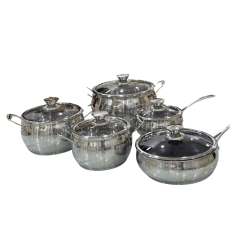 Bộ nồi inox 5 món arber AN-06BB