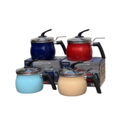 Nồi chiên ngập dầu kèm rổ chiên inox, vung tự đứng DCM Nhật Bản 15cm