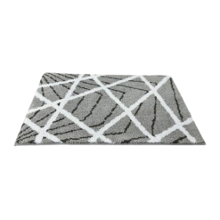 Thảm microfiber siêu thấm có chống trượt Kaiyo 50*70cm màu ghi