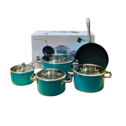 AN05SMDT Bộ nồi inox 5 món sơn màu