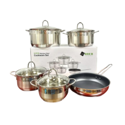 Bộ nồi inox Arber 5 món SALMON