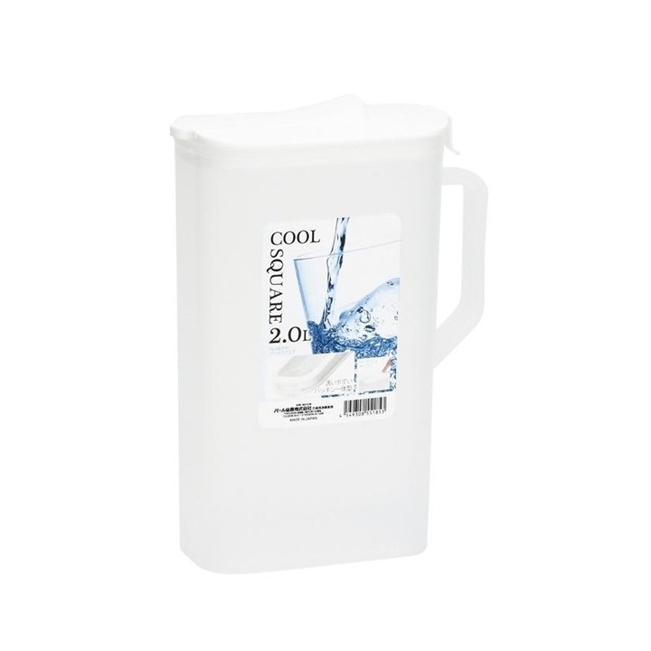 Bình đựng nước cao cấp 2L nắp trắng