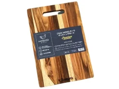 Thớt Thái Gỗ Teak Vân Ngang Hình Chữ Nhật 30 x 20 x 1,4cm